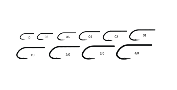 Umpqua XS410 NI5X Fly Tying Hooks Sizes